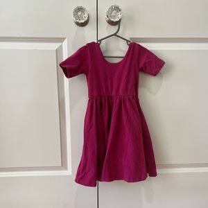 Alice & Ames size 5 boysenberry ballet dress